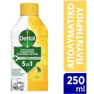 Dettol Antibacterial Lemon Scent Washing Machine Cleaner Liquid 250ml