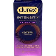 DUREX Εξαιρετικά Λεπτά Προφυλακτικά Intensity με Extra Λιπαντικό 12 τεμάχια