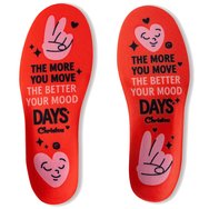 Christou Days Comfy Move Your Mood Arch Support Insoles Червен 1 чифт