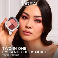 L\'Oreal Paris Rendez Eye & Cheek Quad Palette 8.4g - 01 Signature Pinks