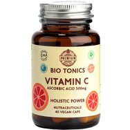 Bio Tonics Vitamin C 500mg 40veg.caps - Хранителна добавка с витамин C като аскорбинова киселина за укрепване и подкрепа на имунната система Bio Tonics Vitamin C 500mg 40veg.caps - Хранителна добавка с витамин C като аскорбинова киселина за укрепване и подкрепа на имунната система