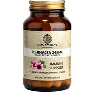 Bio Tonics Echinacea Plant Extract 245mg 90caps - Хранителна добавка с екстракт от ехинацея и пробиотична смес за по-добро усвояване, за укрепване на имунната система и по-бързо възстановяване Bio Tonics Echinacea Plant Extract 245mg 90caps - Хранителна добавка с екстракт от ехинацея и пробиотична смес за по-добро усвояване, за укрепване на имунната система и по-бързо възстановяване