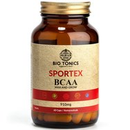 Bio Tonics Sportex BCAA 910mg 60caps - Хранителна добавка за спортна издръжливост и постижения