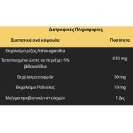 Bio Tonics Ashwagandha & Root Saffron Extract 60caps Bio Tonics Ashwagandha & Root Saffron Extract 60caps