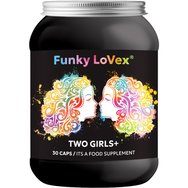 LoVex Funky Two Girls+ Хранителна добавка с билкови екстракти за засилване на сексуалното желание и продължителността 30caps
