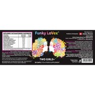 LoVex Funky Two Girls+ Хранителна добавка с билкови екстракти за засилване на сексуалното желание и продължителността 30caps