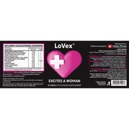 LoVex Excites a Woman Хранителна добавка с билкови екстракти, аминокиселини & минерали за засилване на женското сексуално желание 15caps