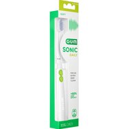 Gum Promo Sonic Daily 4100 Soft Battery Toothbrush Черно и бяло 2 бр