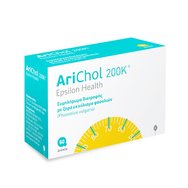Arichol 200K Хранителна добавка, която помага за управление на теглото 60 таблетки - Хранителна добавка с екстракт от сух боб Arichol 200K Хранителна добавка, която помага за управление на теглото 60 таблетки - Хранителна добавка с екстракт от сух боб