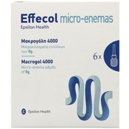 Effecol Micro-Enemas Macrogol 4000, 6x9g - Микроклизма за възрастни Effecol Micro-Enemas Macrogol 4000, 6x9g - Микроклизма за възрастни