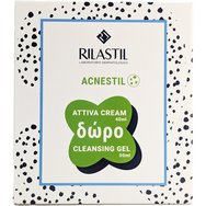 Rilastil PROMO PACK Acnestil Attiva Anti-Blemish Cream 40ml & Подарък Acnestil Purifying Cleansing Gel 50ml