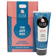 Aloe Colors Promo The Joy Box Celebrate Every Moment Hand Cream 75ml & Подарък Mystery Gift - Хидратиращ крем за ръце с дървесен аромат за гладка и мека кожа