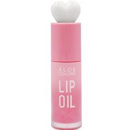 Aloe Colors Candy Drop Lip Oil Хидратиращо и подхранващо масло за устни с вкус на ванилия и кокос и розов естествен цвят 10ml Pink