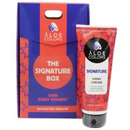 Aloe Colors Promo The Signature Box Own Every Moment Hand Cream 75ml & Подарък Mystery Gift - Хидратиращ крем за ръце с опияняващ аромат на орхидея за мекота и лукс