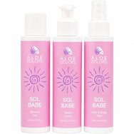 Aloe Colors Promo Sol Babe Shower Gel 100ml & Body Lotion 100ml & Hair & Body Mist & Несесер 1 брой подарък Aloe Colors Promo Sol Babe Shower Gel 100ml & Body Lotion 100ml & Hair & Body Mist & Несесер 1 брой подарък