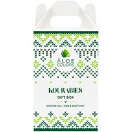 Aloe Colors Promo Kourabies Shower Gel 200ml & Hair & Body Mist 100ml, Душ гел с аромат на топли ванилови нотки & нежно усещане за пудра захар & ароматен спрей за коса & тяло с нотки на масло & ванилия Aloe Colors Promo Kourabies Shower Gel 200ml & Hair & Body Mist 100ml, Душ гел с аромат на топли ванилови нотки & нежно усещане за пудра захар & ароматен спрей за коса & тяло с нотки на масло & ванилия