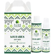 Aloe Colors Promo Kourabies Shower Gel 200ml & Hair & Body Mist 100ml, Душ гел с аромат на топли ванилови нотки & нежно усещане за пудра захар & ароматен спрей за коса & тяло с нотки на масло & ванилия Aloe Colors Promo Kourabies Shower Gel 200ml & Hair & Body Mist 100ml, Душ гел с аромат на топли ванилови нотки & нежно усещане за пудра захар & ароматен спрей за коса & тяло с нотки на масло & ванилия