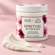 Aloe Colors x Aurora Spiritual Butter Elixir Хидратиращо масло за тяло с аромат на цветя & цитрусови плодове и кремообразна текстура 250ml Aloe Colors x Aurora Spiritual Butter Elixir Хидратиращо масло за тяло с аромат на цветя & цитрусови плодове и кремообразна текстура 250ml