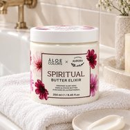 Aloe Colors x Aurora Spiritual Butter Elixir Хидратиращо масло за тяло с аромат на цветя & цитрусови плодове и кремообразна текстура 250ml Aloe Colors x Aurora Spiritual Butter Elixir Хидратиращо масло за тяло с аромат на цветя & цитрусови плодове и кремообразна текстура 250ml
