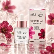 Aloe Colors x Aurora Spiritual Hair Elixir Leave-in Treatment с 4 ценни масла за копринена мекота, гладка текстура & ослепителен блясък, който се грижи за дължините & краищата 30ml Aloe Colors x Aurora Spiritual Hair Elixir Leave-in Treatment с 4 ценни масла за копринена мекота, гладка текстура & ослепителен блясък, който се грижи за дължините & краищата 30ml