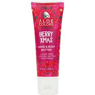 Aloe Colors Berry Xmas Hand & Body Butter 50ml - Хидратиращ крем за ръце и тяло с празничен аромат на горски плодове