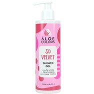 Aloe Colors So Velvet Vol.2 Shower Gel 300ml - Хидратиращ душ гел за ежедневна употреба с нежен аромат и помпа Aloe Colors So Velvet Vol.2 Shower Gel 300ml - Хидратиращ душ гел за ежедневна употреба с нежен аромат и помпа