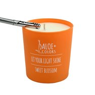 Aloe Colors Sweet Blossom Scented Soy Candle Ароматна Соева Свещ в Буркан с Дълготраен Аромат 220g Aloe Colors Sweet Blossom Scented Soy Candle Ароматна Соева Свещ в Буркан с Дълготраен Аромат 220g