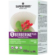 Superfoods S Berberine Plus Хранителна добавка с берберин за регулиране на глюкозата, подкрепа на метаболизма & ефективно управление на теглото 90caps