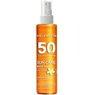 Helenvita Sun Care Spf50 Body Oil 120ml - Водоустойчиво, Слънцезащитно Олио за Тяло с Висока Защита с Прекрасен Аромат Monoi