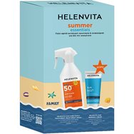 Helenvita Promo Family Sun Care Spf50+ Face & Body Milky Spray 300ml & Подарък Burning Antiflogistic Cream 100ml & Несесер 1 Брой