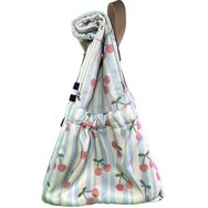 The Lunch Bags Kids Изотермична чанта за храна с дръжка и дизайн с черешки 1 брой Код LB1686 - Cherry Stripe The Lunch Bags Kids Изотермична чанта за храна с дръжка и дизайн с черешки 1 брой Код LB1686 - Cherry Stripe
