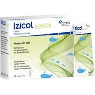 Cross Izicol Junior Хранителна добавка за деца от 2 години с макрогол 3350 за справяне със запека 20 Sachets Cross Izicol Junior Хранителна добавка за деца от 2 години с макрогол 3350 за справяне със запека 20 Sachets
