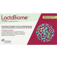 Cross Lactobiome 100ml (10Vials x 10ml) - Συμπλήρωμα Διατροφής Προβιοτικών & Βιταμινών του Συμπλέγματος Β σε Πόσιμο Υγρό για Ενέργεια Κατά της Κούρασης, Κόπωσης & την Καλή Λειτουργία του Γαστρεντερικού Συστήματος σε Δίχωρα Φιαλίδια με Γεύση Φρούτων Cross Lactobiome 100ml (10Vials x 10ml) - Συμπλήρωμα Διατροφής Προβιοτικών & Βιταμινών του Συμπλέγματος Β σε Πόσιμο Υγρό για Ενέργεια Κατά της Κούρασης, Κόπωσης & την Καλή Λειτουργία του Γαστρεντερικού Συστήματος σε Δίχωρα Φιαλίδια με Γεύση Φρούτων