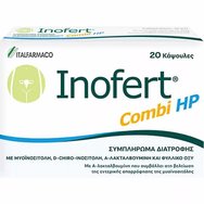 Italfarmaco Inofert Combi HP 20caps - Хранителна добавка за лечение на симптомите на синдром на поликистозни яйчници при жени с наднормено тегло с ИТМ > 25 Italfarmaco Inofert Combi HP 20caps - Хранителна добавка за лечение на симптомите на синдром на поликистозни яйчници при жени с наднормено тегло с ИТМ > 25