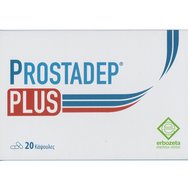 Erbozeta Prostadep Plus 20caps - Хранителна добавка с екстракт от Saw Palmetto за поддържане на добрата функция на простатата