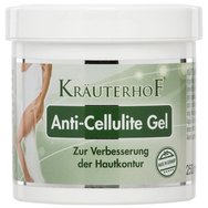 Krauterhof PROMO PACK Hyaluron Peeling Sugar Exfoliant Gel Face & Body 250g, & Anti-Cellulite Body Gel 250ml, & Антицелулитна ексфолираща луфа и подарък Чанта за тоалетни принадлежности