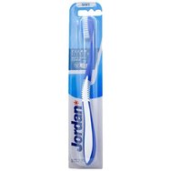 Jordan Clean Between Deep & Gentle Toothbrush Soft 0.01mm 1 бр - Синьо - Мека четка за зъби за дълбоко почистване с ултрафини влакна Jordan Clean Between Deep & Gentle Toothbrush Soft 0.01mm 1 бр - Синьо - Мека четка за зъби за дълбоко почистване с ултрафини влакна