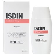 Isdin Fotoultra Redness Spf50 слънцезащитен крем за лице с висока защита за чувствителна кожа, който коригира признаците на зачервяване на кожата 50ml Isdin Fotoultra Redness Spf50 слънцезащитен крем за лице с висока защита за чувствителна кожа, който коригира признаците на зачервяване на кожата 50ml