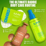 Nyx Professional Makeup Fat Cheeks Coconut Cutie Butt Sheet Mask Хидратираща маска за глутеуси за гладка & стегната кожа с аромат на кокос & праскова 40g