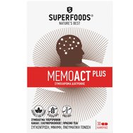 Superfoods Memoact Plus 30caps - Концентрация Памет Умствен тонус