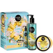 Organic Shop Promo Sweet Spring Mood Gentle Care White Sugar Body Scrub 250ml & Lemon Macaron Firming Shower Gel 280ml Organic Shop Promo Sweet Spring Mood Gentle Care White Sugar Body Scrub 250ml & Lemon Macaron Firming Shower Gel 280ml