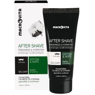 Macrovita After Shave For Men Freshness & Hydration Cotton & Hops Balsam 100ml - Хидратиращ лосион за след бръснене с памук и хмел за ревитализация Macrovita After Shave For Men Freshness & Hydration Cotton & Hops Balsam 100ml - Хидратиращ лосион за след бръснене с памук и хмел за ревитализация