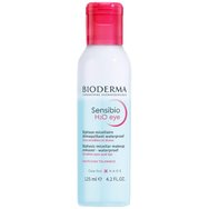 Bioderma Sensibio H2O Eye Remover Makeup Micellar Waterproof 125ml - Двуфазна вода с висока толерантност, премахва грим и укрепва кожната бариера Bioderma Sensibio H2O Eye Remover Makeup Micellar Waterproof 125ml - Двуфазна вода с висока толерантност, премахва грим и укрепва кожната бариера