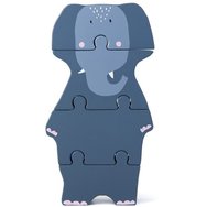 Trixie Wooden Body Puzzle Код 77498, 1 бр - Mrs Elephant