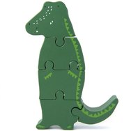 Trixie Wooden Body Puzzle Код 77507, 1 бр - Mr. Crocodile