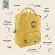 Trixie Backpack Детска раница в различни сладки дизайни с животни 1 брой - Mr. Lion
