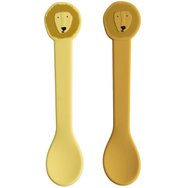 Trixie Silicone Spoon 6m+ код 77827, 2 Τεμάχια - Mr. Lion - Бебешки комплект с лъжички Trixie Silicone Spoon 6m+ код 77827, 2 Τεμάχια - Mr. Lion - Бебешки комплект с лъжички