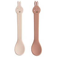 Trixie Silicone Spoon 6m+ Код 77829, 2 бр - Mrs. Rabbit - Бебешки комплект с лъжички