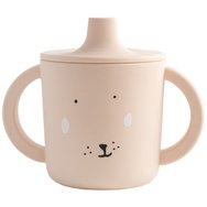 Trixie Silicone Sippy Cup 6m+ код 77837, 207ml - Mrs. Rabbit - Детска чаша с дръжки и сламка Trixie Silicone Sippy Cup 6m+ код 77837, 207ml - Mrs. Rabbit - Детска чаша с дръжки и сламка