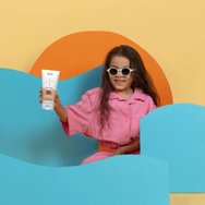 Naif Baby & Kids Mineral Sunscreen Spf50, Слънцезащитно мляко с висока защита за лице и тяло за бебета и деца с чувствителна кожа 100ml